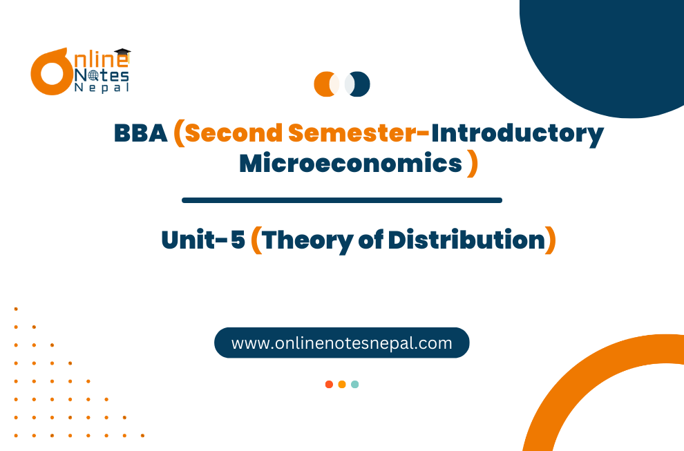 Theory of Distribution